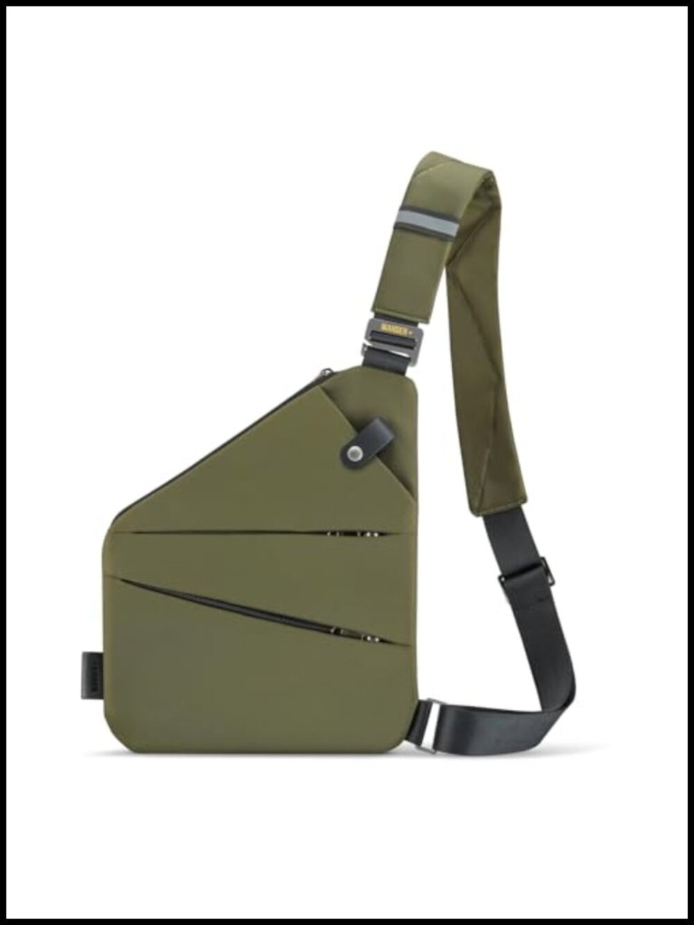 Anti Theft Crossbody Travel Bag Multi-Pocket Slim Sling Water Resistant